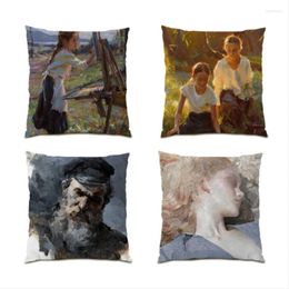 Pillow Holiday Gift Living Room Sofas Home Decor Modern Art Sofa Cover Printing Luxury Car Office Creativity E1248