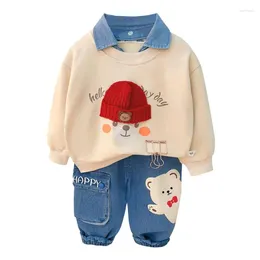 Clothing Sets Spring Autumn Baby Girl Clothes Suit Boys Outfits Children Fashion T-Shirt Pants 2Pcs/Sets Toddler Costume Kids Tracksuits