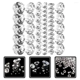 Vases 500 Pcs Table Confetti Rhinestone Decor Diamonds Vase Fillers Jewelry Display Parts Party Favor Rhinestones