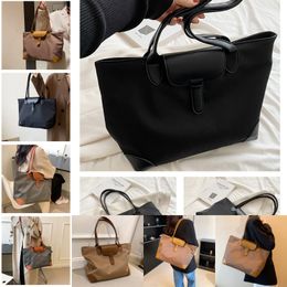 Retro Mirror Quality Designers Andiamo Tote Bag Womens Genuine Leather Weave Handle Handbag Luxury supermarket tote bag black white classic
