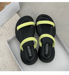 Designer slippers slides women sandals pink yellow green white black womens scuffs size 35-40 GAI