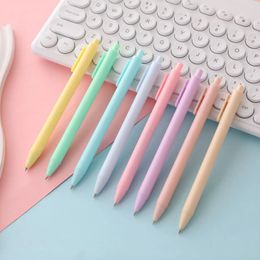 Set of 5 Cute Ballpoint Pens Korean and Japanese School Office Stationery Kawaii Neutral for Business Use 240511