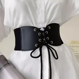 Belts PU Leather Waistbands Fashionable Removable Elastic Ladies Waist Belt Band Women