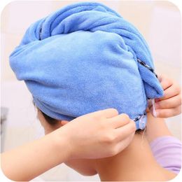 Towel 2PCS Quick Magic Dryer Drying Hair Women Girls Bathing Hat Wrapped Turban Shower Caps Toalla 2024