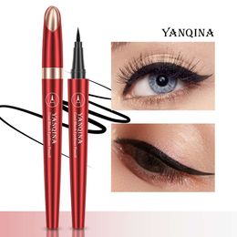 YANQINA 24H Snabbtorkning Vattentät eyeliner Eyeliner Super Fine Eyeliner Liquid Pen Makeup