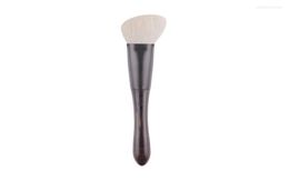 Makeup Brushes Q120 Professional Handmade Ultrasoft Saibikoho Goat Hair Angled Contour Blush Brush Ebony Handle Make Up9458981