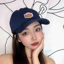 American Street Fashion Brand Kith Cartoon Embroidered Soft Top Versatile Sunshade Baseball Hat Duck Tongue for Men and Women Couple R53P