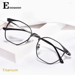 Sunglasses Frames Titanium Opticas Retro Glasses Prescription Men Women Spectacles Reading Myopia Oculos Eyewear Polygon Frame