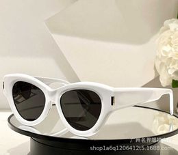 Selected Saint Cats Eye Sunglasses for Women Western style Internet Celebrities Same Black Super Glasses Trend