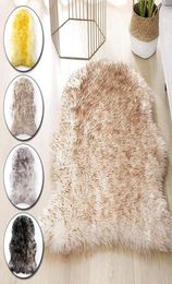Home Faux Sheep Skin Carpet Office Decoration Super Soft Chair Sofa Cover Rugs Warm Hairy Seat Pad Floor Rug Carpets3286092