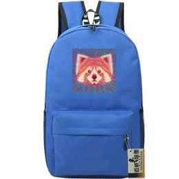 Ailurus fulgens backpack Animal Protect day pack Lovely school bag Print rucksack Sport schoolbag Outdoor daypack