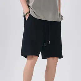 Men's Shorts No Elasticity Oversize Polyester Retro Running Simple Beach Pants Brand Street Casual