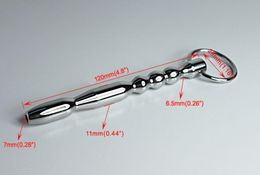 Adult product stainless steel Metal insert tool Large size Urethral Stretching Urethra Catheter Sex toy BDSM fetish2377478