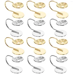 Backs Earrings 12 Pcs Ear Clip Adapter Chic Jewellery Accessory Base Parts Accessorys Fashion For Copper Making Pierced To Converter