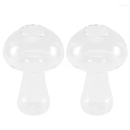 Wine Glasses -Mushroom Creative Mushroom Cocktail Glass Cup Set Of 2 Clear Shaped Drinks Cups