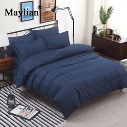 Bedding Sets Home Textile 4pcs Duvet Cover Bed Sheet Pillow Polyester Autumn Winter Warm Brand 2024 Be1025