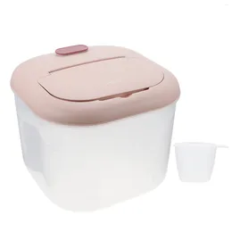 Storage Bottles Rice Box Grain Bucket Organiser Moisture-Proof Case Flour Containers Pp Insect-Proof Go Food Lids