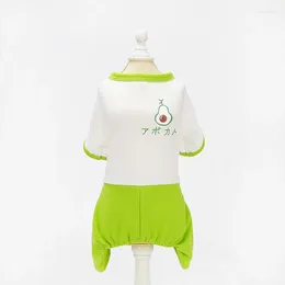 Dog Apparel Spring Teddy Avocado Four-legged Clothes Small And Medium-sized Dogs Summer Pet Jumpsuits Puppy