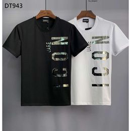 Mens Tshirts Mens Designer t Shirts Black White Back Cool Tshirt Men Summer Italian Fashion Casual Street Tops Plus Size Mxxxl dsquares dsqureditys 2 dsquards RQS1
