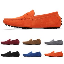 GAI casual shoes for men low black grey red blue orange browns dark green flat sole mens outdoor shoes