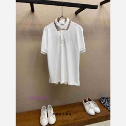 AAA Brbury Fashion Outfits T Shrits Mens Womens Summer New High Tees Tb Round Collar Colourful ShorT Polo Shirt