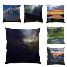 Pillow Real Picture Decoration Home Decor Velvet Fabric Decorative Cases Polyester Linen Cover Comfortable Nordic E0818