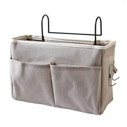 Storage Bags Bedside Organiser Large Capacity Washable Space Saving Home Universal Hanging Bed Pocket Dormitory With Hook For Sofa