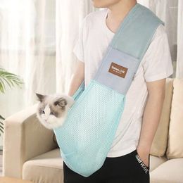 Cat Carriers Going Out Carrying Bag Collapsible Pet Dog Backpack Crossbody Small Oxford One-shoulder Supplies