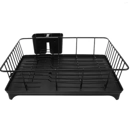 Kitchen Storage Dish Rack Sink Drying Space Saving Utensils Holder Rustproof Steel Organiser