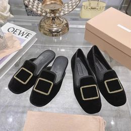 Casual Shoes 2024 Spring And Autumn Retro Round Head Love Bow Flat Velvet