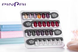 24 Tips Nail Gel Polish Color Display Chart Salon Acrylic Gel Magnetic Nail Display Color Showing Shelf Card Chart B0506352921