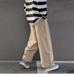 Men's Pants Men Wide Leg Japan Style Casual Women Cargo Trousers Harajuku Fashion Baggy Sweatpants High Street Clothing