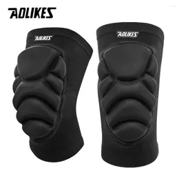 Knee Pads AOLIKES 1 Pair Anti-Slip Collision Avoidance Kneepads With Thick EVA Foam For Volleyball Football Dance Sleeve