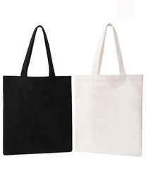 10 pieces/lot eco-friendly open pocket casual canvas tote bags accept Customised /size/color 240506