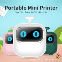 2024 Новая портативная ошибка принтеров текст изображение Bluetooth Mini Print