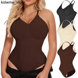 Women's Tanks Camis Camisole Bodysuits for Womens Tummy Control Slimming Shapewear Butt Lifter Seamless Body Shaper Tank Tops Built in bra Corset S24514