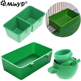 Other Bird Supplies Parrot Feeder Bowl Plastic Water Hanging Parakeet Box Pet Cage Food Container Dispenser Feeding Accessories