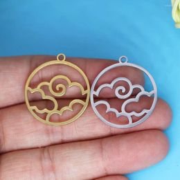 Pendant Necklaces 3pcs/lot Elements Air Charm For Jewelry Making Fit Stainless Steel Bracelet Necklace DIY Crafts Supplier