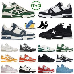 Высококачественные наложения Virgil Skate v Designer Trade Shoes Low OG Оригинальная платформа кожаная тренажеры роскошные женские мужские подлинные спортивные кроссовки на открытом воздухе