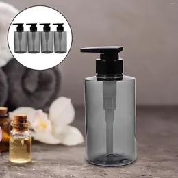 Liquid Soap Dispenser 4 Pcs Lotion Bottle With Pump Empty Shampoo Container Bottles Plastic Filling Bathroom