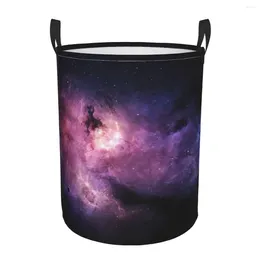 Laundry Bags Galaxy Starry Sky Dirty Basket Waterproof Home Organiser Clothing Kids Toy Storage