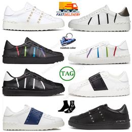 Designer Casual Shoes Men women Low Flat Open Sneakers Platform Leather black white pink beige Luxury Calfskin Vintage Sports Loafers Trainers Size EUR36-45