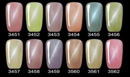 2017 New arrival Meicharm 12 Colours diamond cateye Nail Polish 15ml UV GEL POLISH soak off nail gel DHL 50pcslot4720099