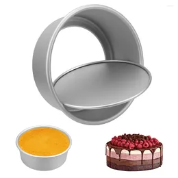 Baking Tools Bakeware Bakery Removable Mousse Chiffon Cake Mould Anodization Pan Aluminium Alloy Anode Surface