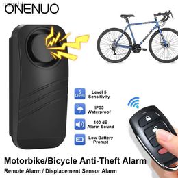 Alarm systems Equipped with a 90dB Burglar vibration alarm safety system waterproof alarm and remote-controlled anti-theft motorcycle alarm WX