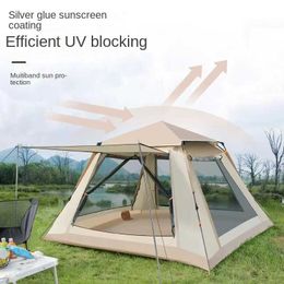 Tents and Shelters Swolf Outdoor Fully Automatic Tent 5-8 People Beach Quick Open Folding Camping Dual Rainproof One BedroomQ240511