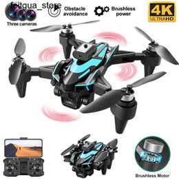 Drones New K12 MAX Mini Drone 4K Professional HD Camera Obstacle Avoidance Aviation Photography Brushless Motor Foldable Four Helicopter Toy S24513