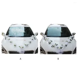 Decorative Flowers 2/3 Artificial Flower Decoration For Weddings And Events Wedding Car Supplies Q11 White