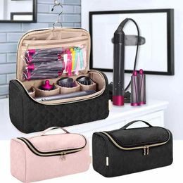 Portable makeup bag large capacity dustproof travel makeup Organiser multi-purpose storage box suitable for men women bathroom sunscreen 240426