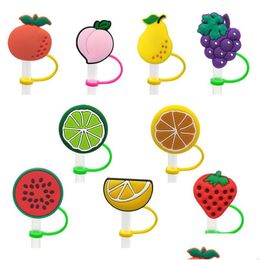 Party Favour Fruit Sile St Cap Watermelon Stberry Pvc Beverage Dust Drop Delivery Home Garden Festive Supplies Event Dhkqy